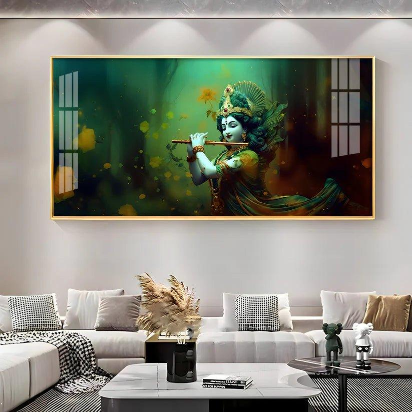 Murli Manohar Premium Acrylic Floating Wall Painting - Decor Smart