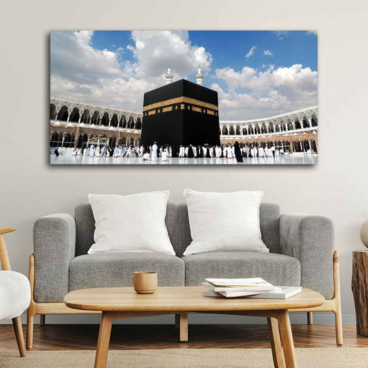 Muslim Wall Painting of Makkah al - Mukarramah - Decor Smart