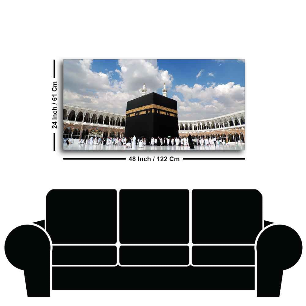Muslim Wall Painting of Makkah al - Mukarramah - Decor Smart