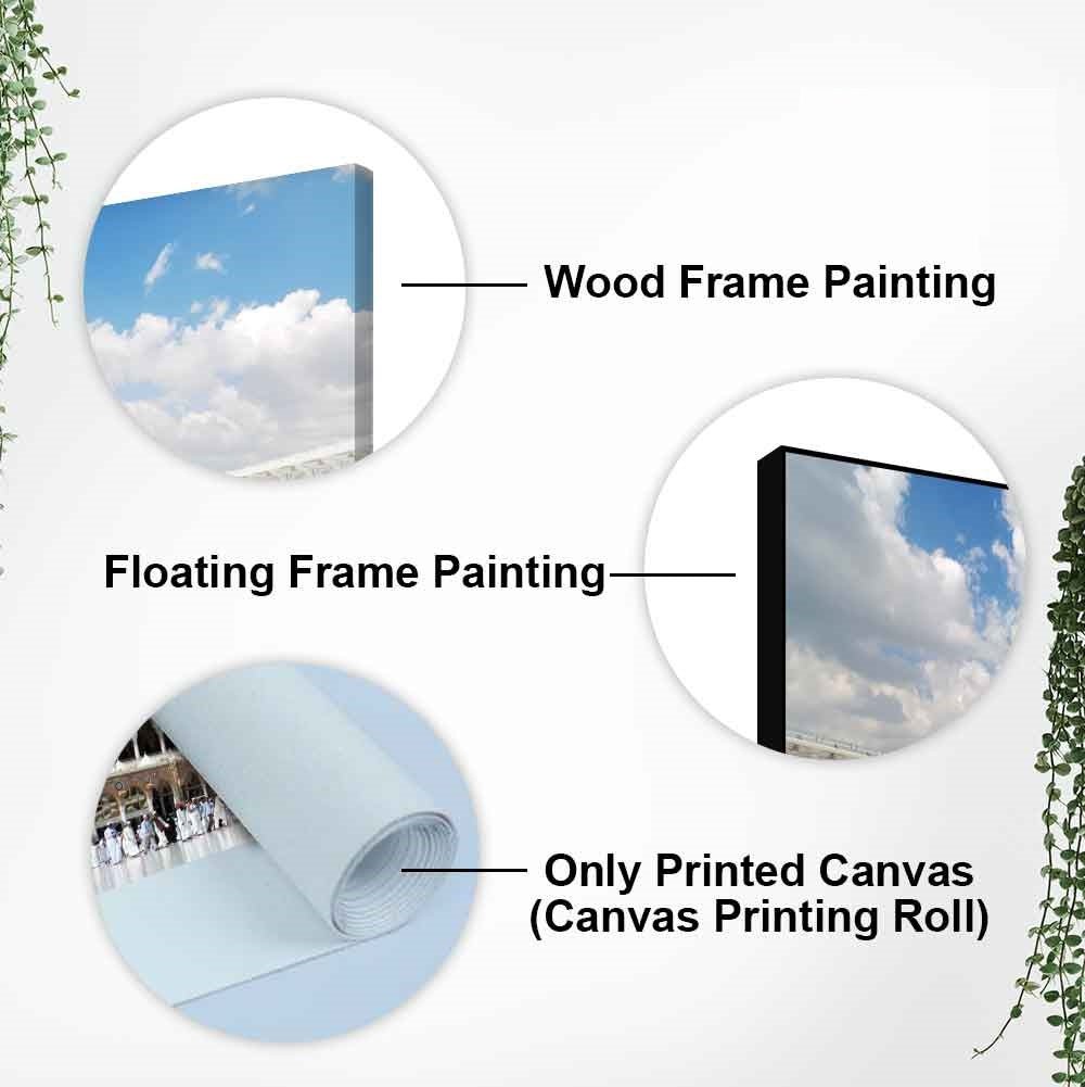 Muslim Wall Painting of Makkah al - Mukarramah - Decor Smart