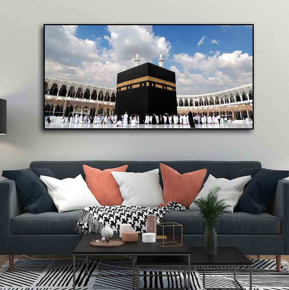 Muslim Wall Painting of Makkah al - Mukarramah - Decor Smart
