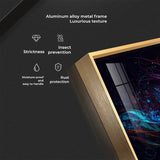 Neon Horse Premium Acrylic Floating Wall Painting - Decor Smart