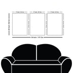New York City Bridge Premium Floating Canvas Wall Painting Set of Three