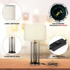 Nordic Style Decorative Metal Finish Table Lamp