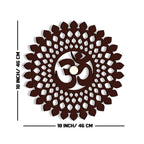 Om with Mandala Pattern Shadow Lamp