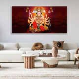 Panchmukhi Bajrangbali Canvas Wall Painting - Decor Smart
