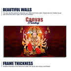 Panchmukhi Bajrangbali Canvas Wall Painting