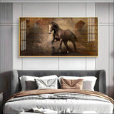 Persian Horse Premium Acrylic Floating Wall Painting - Decor Smart