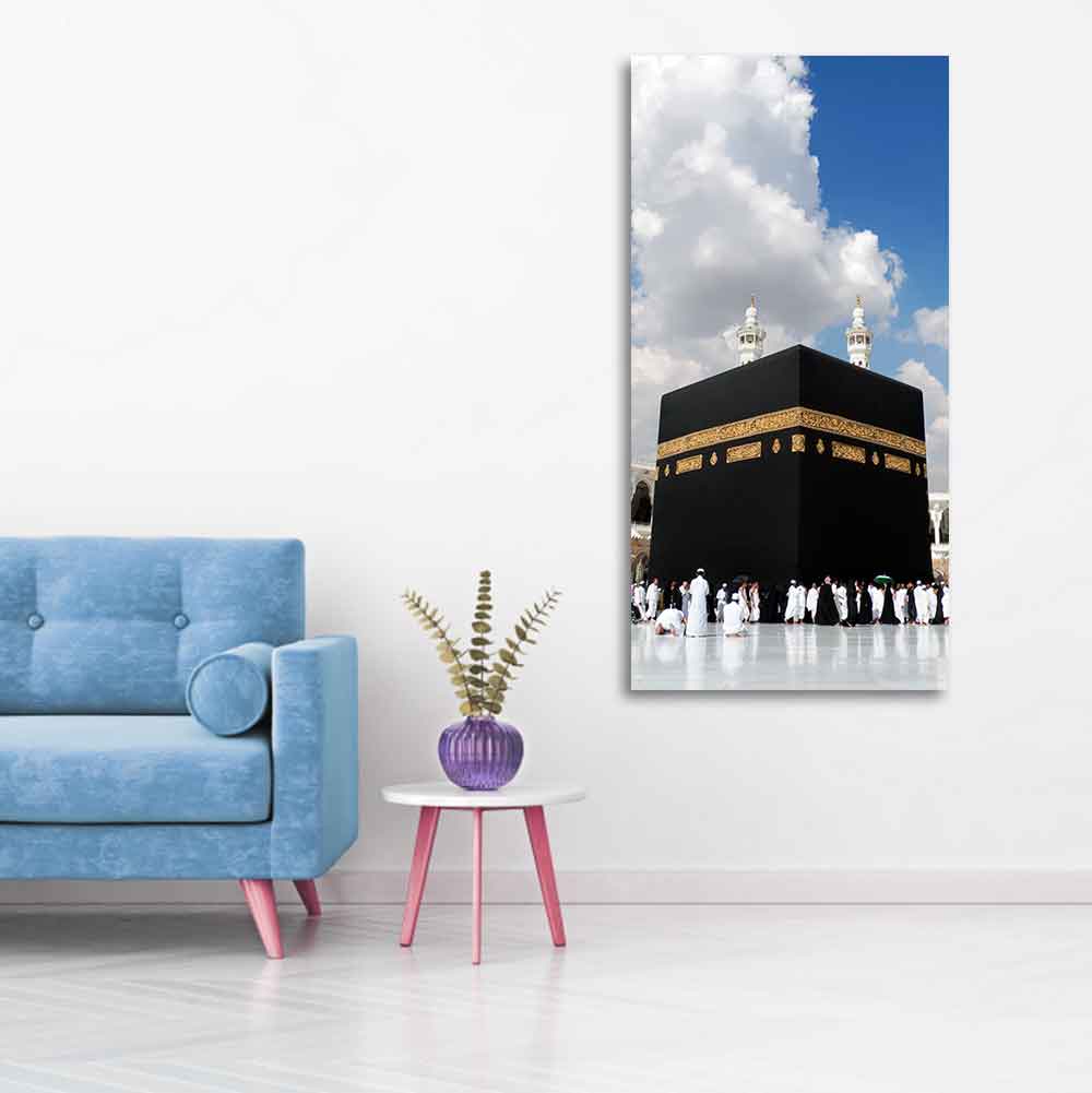 Premium Canvas Muslim Wall Painting of Masjid Al Haram - Decor Smart