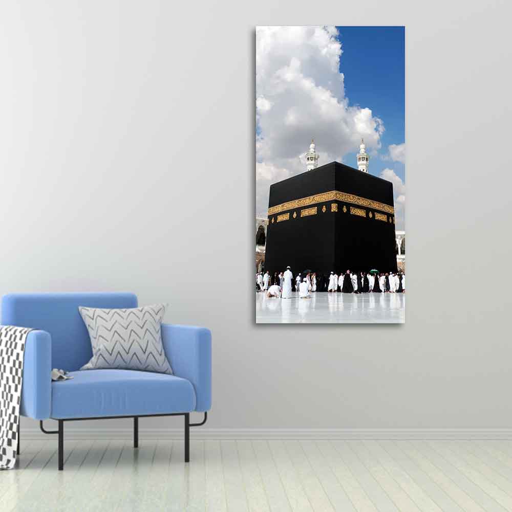 Premium Canvas Muslim Wall Painting of Masjid Al Haram - Decor Smart