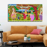 Premium Canvas Painting of Indian Holy Place Mathura Vrindavan - Decor Smart