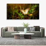 Premium Canvas Wall Painting of A Beautiful Butterfly in Forest - Decor Smart