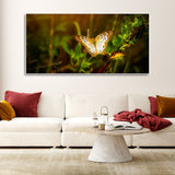 Premium Canvas Wall Painting of A Beautiful Butterfly in Forest - Decor Smart