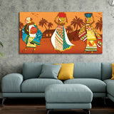 Premium Canvas Wall Painting of African Lady Dancing - Decor Smart