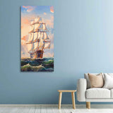 Premium Canvas Wall Painting of Barque The Sailing Ship - Decor Smart