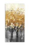Premium Canvas Wall Painting of Golden Metallic Forest - Decor Smart