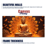 Premium Canvas Wall Painting of Meditating Lord Buddha - Decor Smart