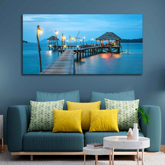 Premium Canvas Wall Painting of Tropical Resort in Thailand - Decor Smart