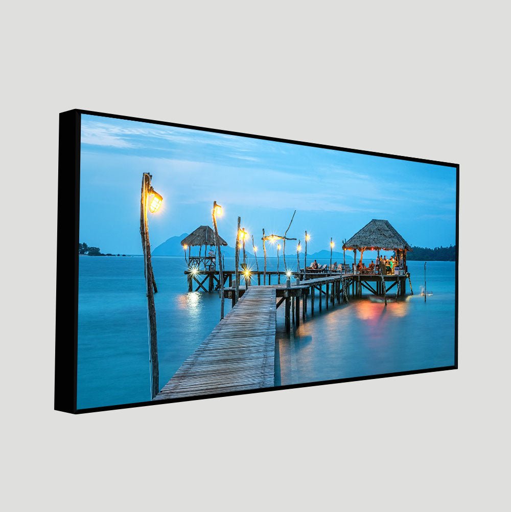 Premium Canvas Wall Painting of Tropical Resort in Thailand - Decor Smart