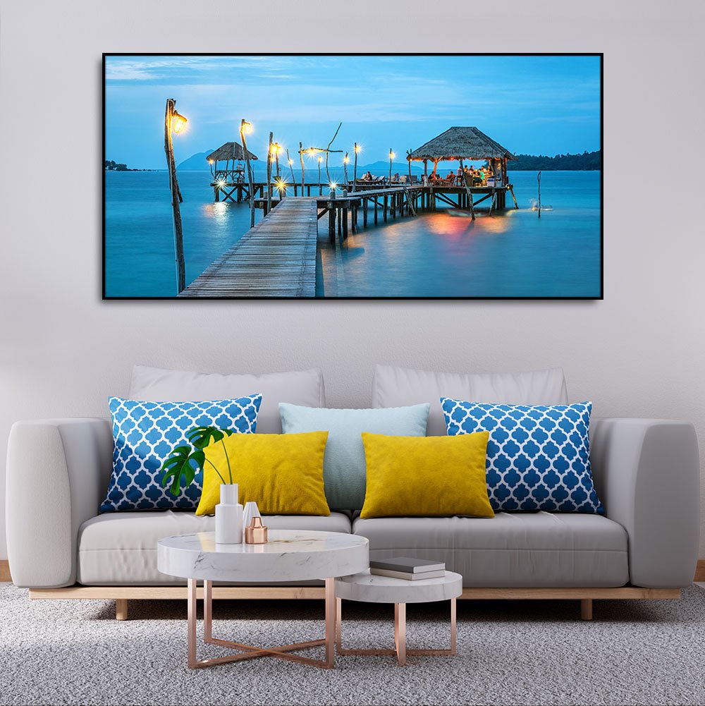 Premium Canvas Wall Painting of Tropical Resort in Thailand - Decor Smart