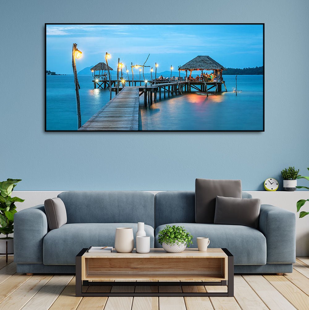 Premium Canvas Wall Painting of Tropical Resort in Thailand - Decor Smart