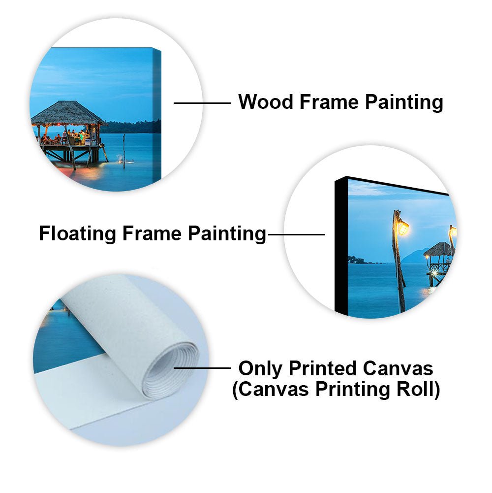 Premium Canvas Wall Painting of Tropical Resort in Thailand - Decor Smart