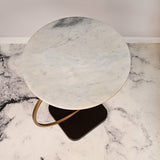 Premium Golden Halo Classic Metal Side Table - Decor Smart