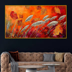 Premium Nature Texture Crystal Glass Wall Painting
