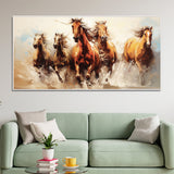 Premium Painting of Running Horse Canvas Wall Painting - Decor Smart