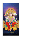 Premium Panchmukhi Lord Hanuman Canvas Wall Painting - Decor Smart