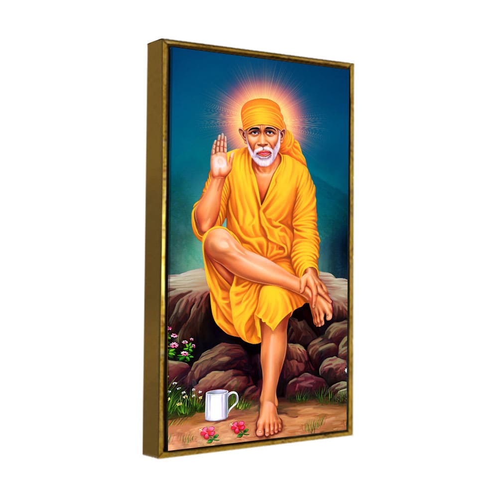 Premium Shirdi Sai Baba Canvas Wall Painting - Decor Smart
