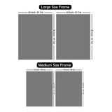 Premium Triangle Pattern Shapes Acrylic Floating Wall Painting Set Of 2 - Decor Smart