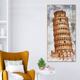 Premium Wall Painting Leaning Tower of Pisa - Decor Smart