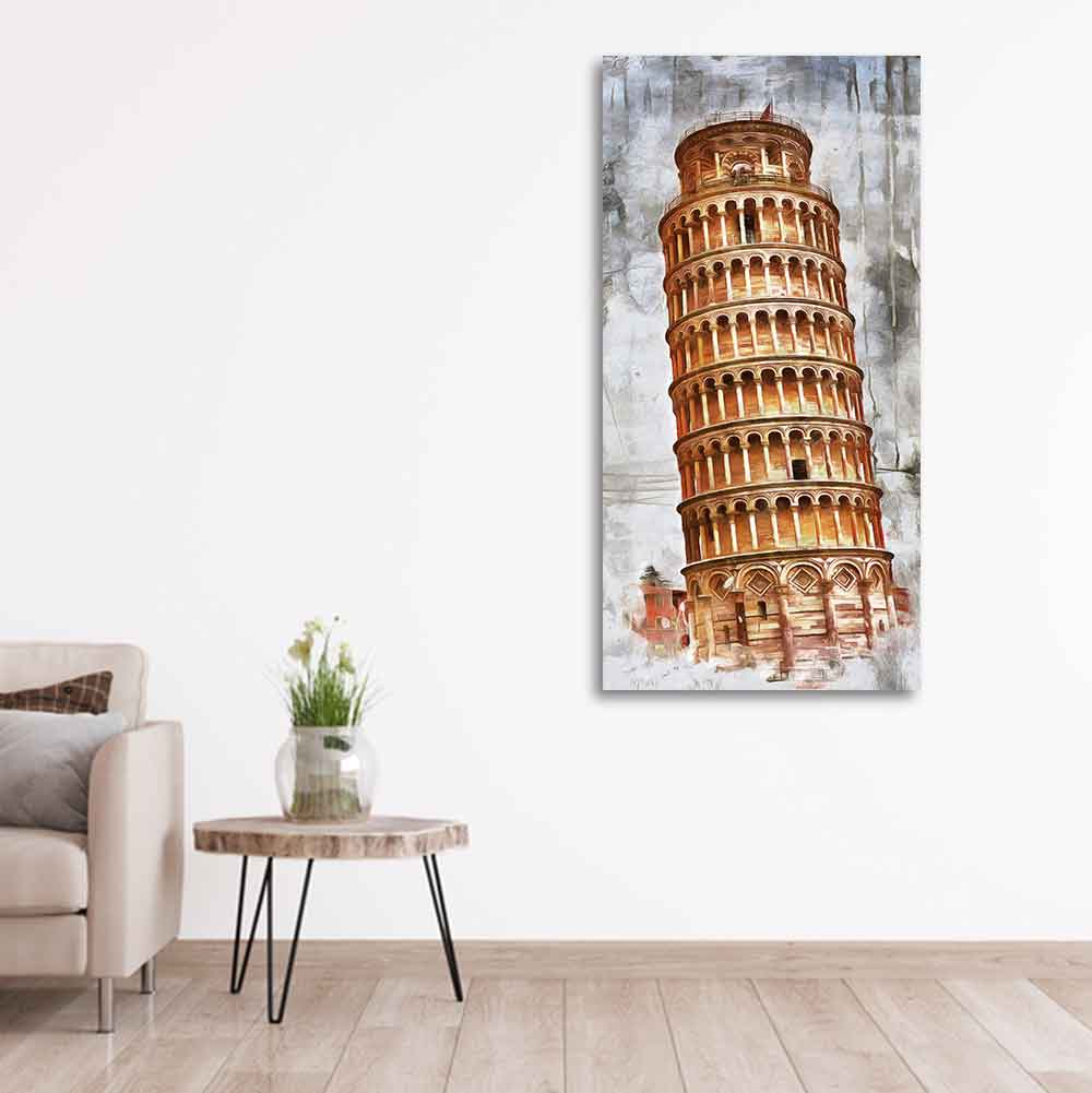 Premium Wall Painting Leaning Tower of Pisa - Decor Smart