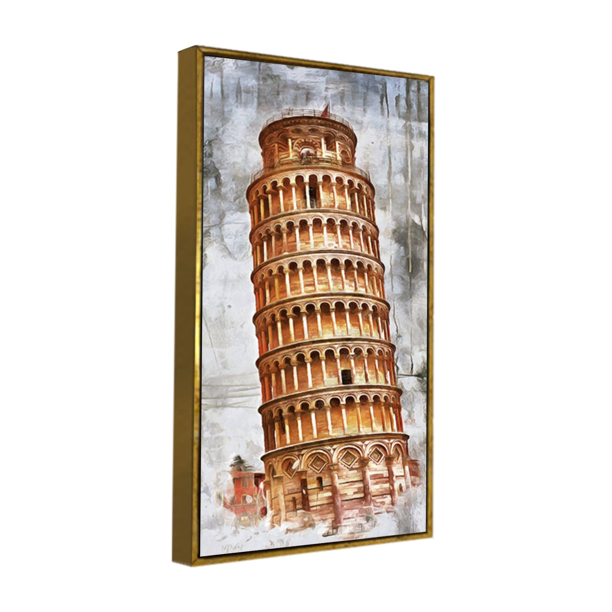 Premium Wall Painting Leaning Tower of Pisa - Decor Smart
