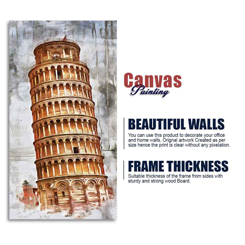 Premium Wall Painting Leaning Tower of Pisa - Decor Smart