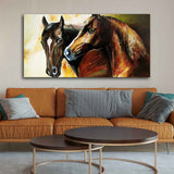 Premium Wall Painting of A Pair of Horses - Decor Smart