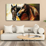 Premium Wall Painting of A Pair of Horses - Decor Smart