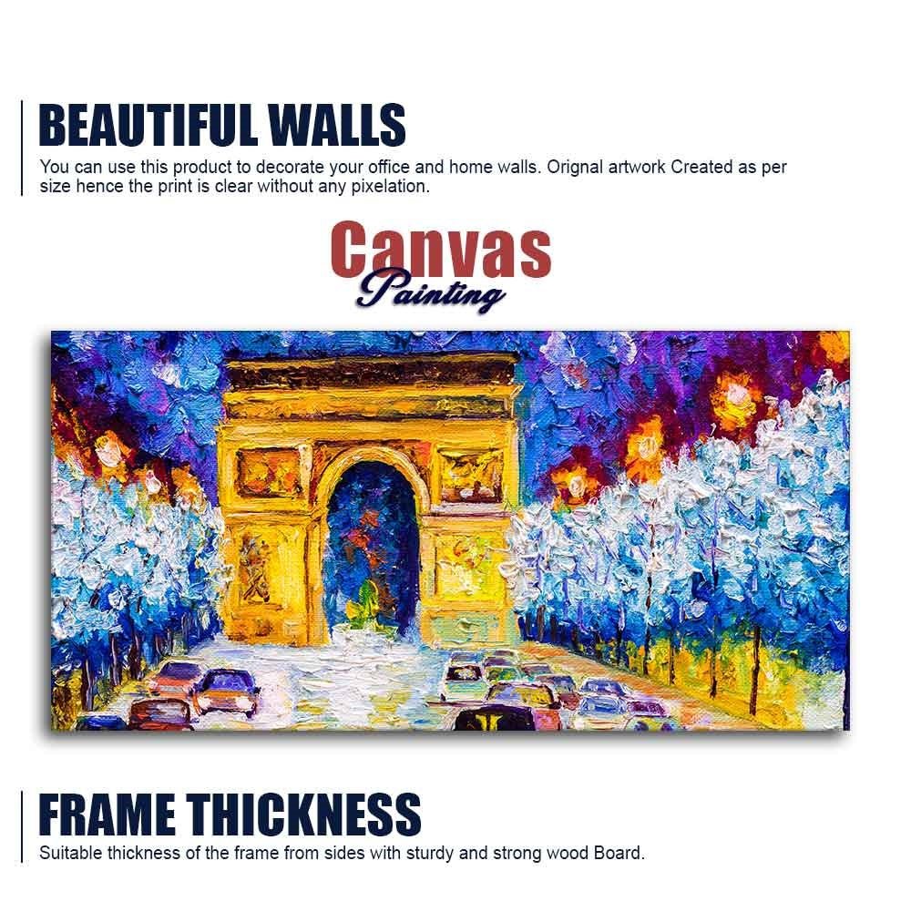 Premium Wall Painting of Abstract Arc de Triomphe - Decor Smart