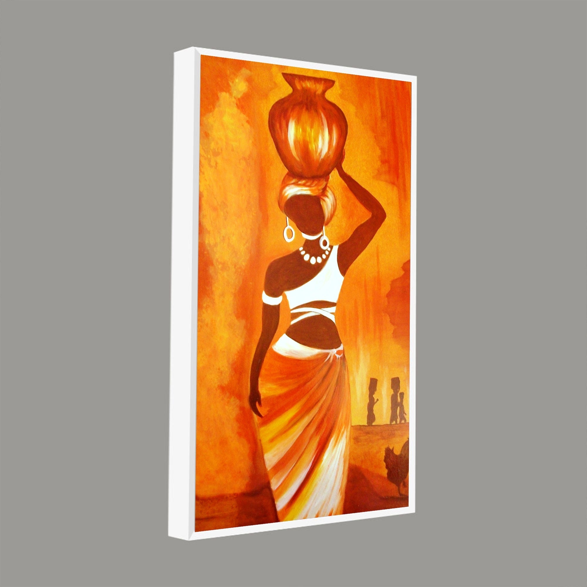 Premium Wall Painting of Abstract Warli Art - Decor Smart
