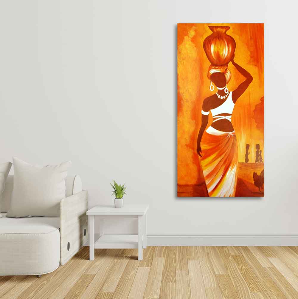 Premium Wall Painting of Abstract Warli Art - Decor Smart