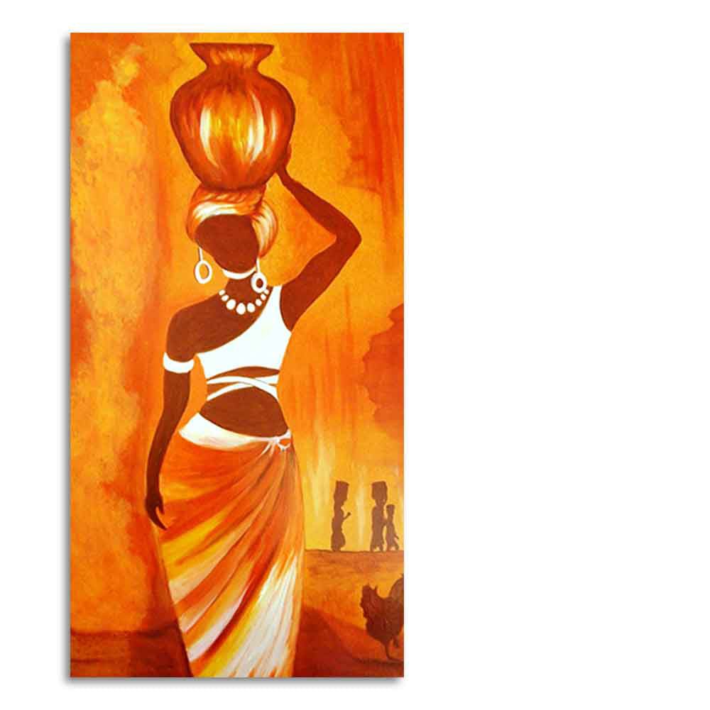 Premium Wall Painting of Abstract Warli Art - Decor Smart