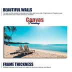 Premium wall Painting of Beautiful Beach with Blue Sky