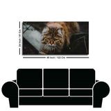 Premium Wall Painting of Cat Walking in Dark Forest
