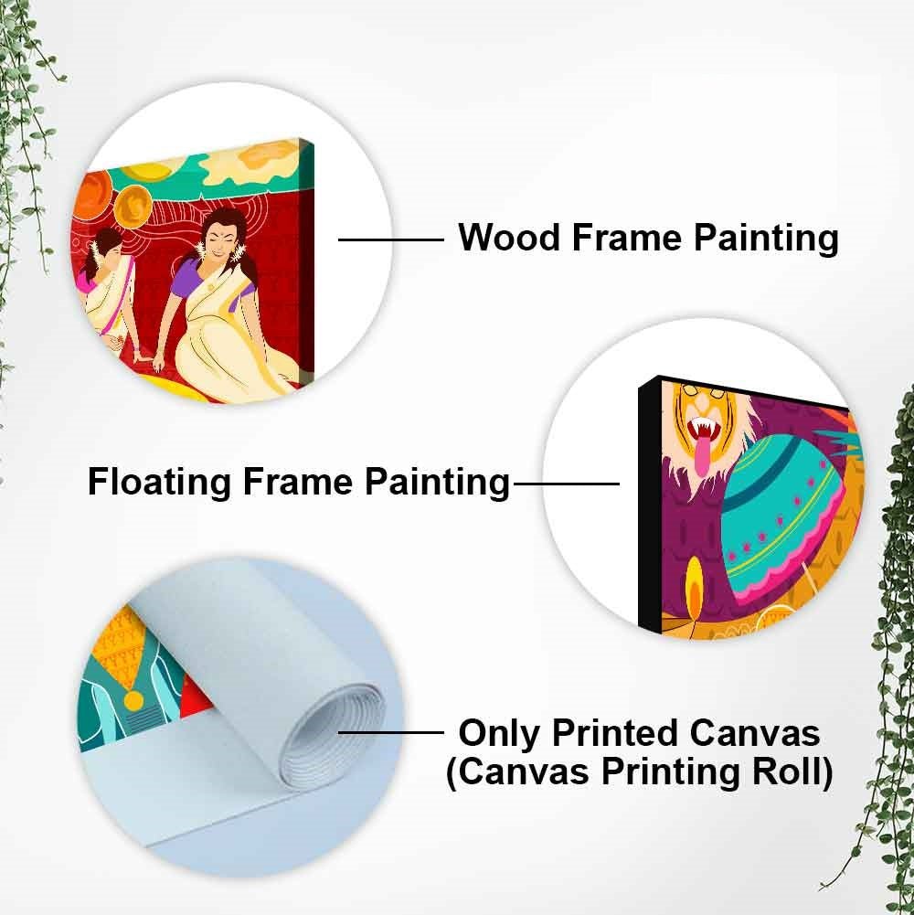 Premium Wall Painting of Celebration Onam Festival - Decor Smart