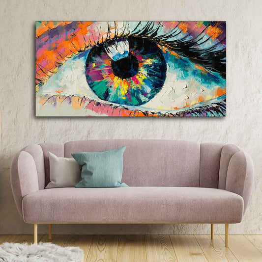 Premium Wall Painting of Conceptual Abstract Picture of the Eye - Decor Smart