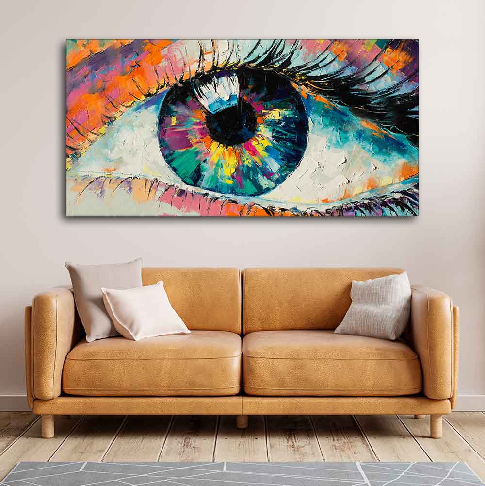 Premium Wall Painting of Conceptual Abstract Picture of the Eye - Decor Smart