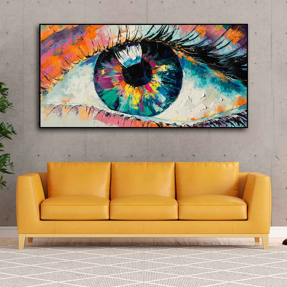 Premium Wall Painting of Conceptual Abstract Picture of the Eye - Decor Smart