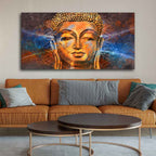 Premium Wall Painting of Peaceful Lord Buddha