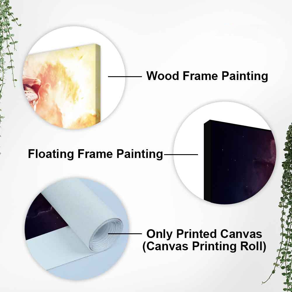 Premium Wall Painting of Roaring Lion - Decor Smart